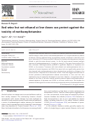 Cover page: Red wine but not ethanol at low doses can protect against the neurotoxicity of methamphetamine