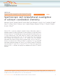 Cover page: Spectroscopic and computational investigation of actinium coordination chemistry.