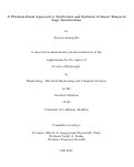 Cover page: A Platform-Based Approach to Verification and Synthesis of Linear Temporal Logic Specifications