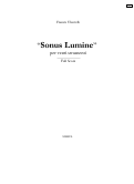 Cover page: Sonus Lumine