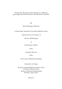 Cover page: Performative Returns and the Rememory of History: genealogy and performativity in the American racial state