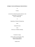 Cover page: Intelligent Control and Planning for Industrial Robots