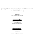 Cover page of Quantifying Indoor Air Quality Impacts of Tijuana River Pollution across South Bay Households: A Low-Cost Sensor Network Study