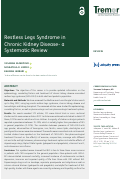 Cover page: Restless Legs Syndrome in Chronic Kidney Disease- a Systematic Review