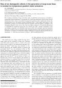 Cover page: Role of ion diamagnetic effects in the generation of large scale flows in toroidal ion temperature gradient mode turbulence