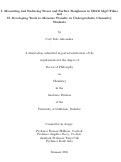Cover page: I. Measuring and Reducing Stress and Surface Roughness in IBAD MgO Films and II. Developing Tools to Measure Transfer in Undergraduate Chemistry Students