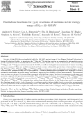 Cover page: Excitation functions for (p,x) reactions of niobium in the energy range of Ep = 40–90 MeV