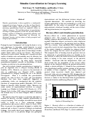 Cover page: Stimulus Generalization in Category Learning