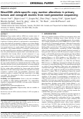 Cover page: WaveCNV: allele-specific copy number alterations in primary tumors and xenograft models from next-generation sequencing