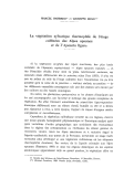 Cover page: La végétation sylvatique thermophile de l'étage colinéen des Alpes apuanes et de l'Apennin ligure