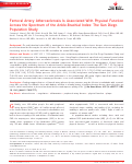 Cover page: Femoral Artery Atherosclerosis Is Associated With Physical Function Across the Spectrum of the Ankle‐Brachial Index: The San Diego Population Study