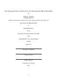 Cover page: Pair Dependent Linear Statistics for Circular Random Matrix Ensembles