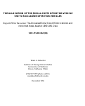 Cover page: The Allocation of the Social Costs of Motor-Vehicle Use to Six Classes of Motor Vehicles