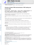 Cover page: Structure of human TFIID and mechanism of TBP loading onto promoter DNA