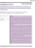 Cover page: Investigating the Associations of Cardiovascular Risk Factors, Conditions, and Interventions with Cerebrovascular Diseases: The 90+ study