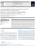 Cover page: A reverse translational study of PPAR-α agonist efficacy in human and rodent models relevant to alcohol use disorder