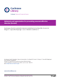 Cover page: Melatonin and agomelatine for preventing seasonal affective disorder