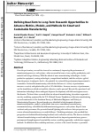 Cover page: Defining Near-Term to Long-Term Research Opportunities to Advance Metrics, Models, and Methods for Smart and Sustainable Manufacturing.