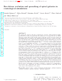 Cover page: Bar-driven evolution and quenching of spiral galaxies in cosmological simulations