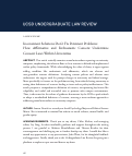 Cover page: Inconsistent Solutions Don’t Fix Persistent Problems: How Affirmative and Enthusiastic Consent Undermine Consent Laws Within Universities
