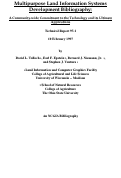 Cover page of Multipurpose Land Information Systems Development Bibliography: A Community-wide Commitment to the Technology and its Ultimate Applications (97-1)