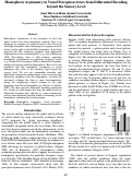 Cover page: Hemispheric Asymmetry in Visual Perception Arises from Differential Encoding Beyond the Sensory Level