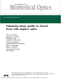 Cover page: Enhancing image quality in cleared tissue with adaptive optics