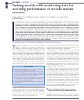 Cover page: Linking models with monitoring data for assessing performance of no‐take marine reserves