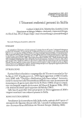 Cover page: I Tricotteri endemici presenti in Sicilia