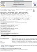 Cover page: Multiple HPV infections among men who have sex with men engaged in anal cancer screening in Abuja, Nigeria.