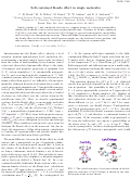 Cover page: Self-contained Kondo effect in single molecules