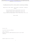 Cover page of A mathematical model for velocity‐selective arterial spin labeling