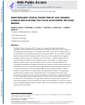 Cover page: NONSTATIONARY SPATIAL PREDICTION OF SOIL ORGANIC CARBON: IMPLICATIONS FOR STOCK ASSESSMENT DECISION MAKING.