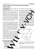 Cover page: Optical Properties of Benzotriazole-Based Conjugated Polyelectrolytes