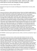Cover page: Smart phone is a expectation-laden trophy: adolescent girls-adults' mobile phone tensions and changing sexuality negotiation