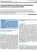 Cover page: Temozolomide-induced inflammation of disseminated superficial actinic porokeratosis