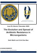 Cover page: The Evolution and Spread of Antibiotic Resistance in Microorganisms