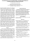 Cover page: Sociocultural Factors in Conceptual Change: Tracking Mental Models in A Community-Based Parent Education Program