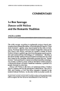Cover page: Le Bon Sauvage: Dances with Wolves and the Romantic Tradition
