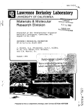 Cover page: CRYOGENIC MECHANICAL PROPERTIES OF Al-Cu-Li-Zr ALLOY 2090