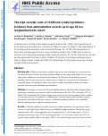 Cover page: The high societal costs of childhood conduct problems: evidence from administrative records up to age 38 in a longitudinal birth cohort