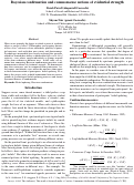 Cover page: Bayesian confirmation and commonsense notions of evidential strength