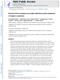 Cover page: Electrocortical changes associated with minocycline treatment in fragile X syndrome