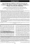 Cover page: Shared Molecular Pathways and Gene Networks for Cardiovascular Disease and Type 2 Diabetes Mellitus in Women Across Diverse Ethnicities