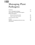Cover page of Teaching Organic Farming and Gardening: Resources for Instructors, 3rd Edition. Unit 1.9, Managing Plant Pathogens
