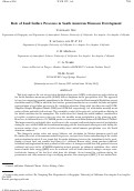 Cover page: Role of land surface processes in South American monsoon development