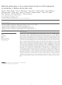 Cover page: Metabolic phenotyping of the cyanobacterium Synechocystis 6803 engineered for production of alkanes and free fatty acids