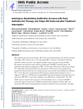 Cover page: Autologous neutralizing antibodies increase with early antiretroviral therapy and shape HIV rebound after treatment interruption