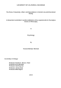 Cover page: The role of impulsivity, affect, and expectations in alcohol use and disordered eating