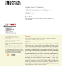 Cover page of The Semantics of Degree Relatives